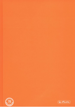 Brulion A5 Color Blocking w kratkę 96 kartek pomarańczowy