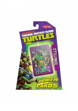 Wojownicze Żółwie Ninja Power Cards z figurką
