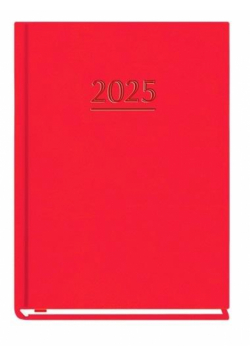 Terminarz 2025 A6 OLA czerwony