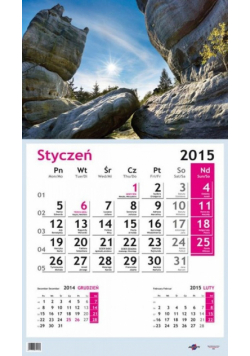Kalendarz Jednodzielny 2015 góry