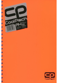 Brulion A4 CoolPack 200 kartek pomarańczowy neon