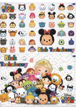 Blok techniczny A4  Tsum Tsum 10 kartek 10 sztuk mix