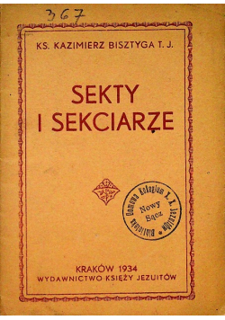 Sekty i sekciarze 1934 r