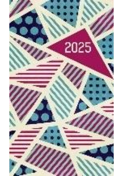 Kalendarz 2025 Kieszonkowy Silver Lakierowany MIX