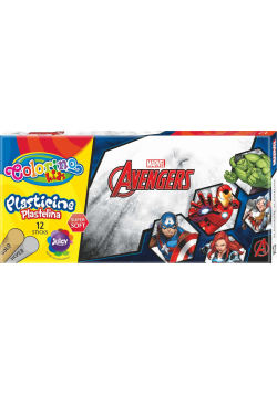 Plastelina Colorino Kids 12 kolorów Avengers