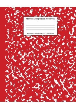 Marbled Composition Notebook