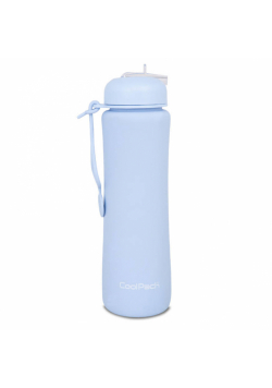 Bidon silikonowy 600ml Collpack Pump pudrowy niebieski