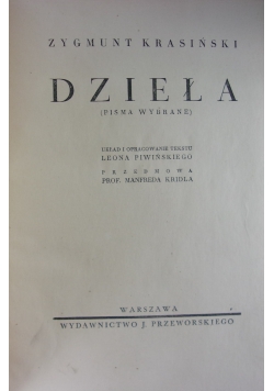 Dzieła ,1931r.