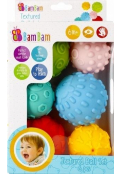 Zabawka sensoryczna kule 6szt BAM BAM