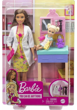 Barbie Kariera. Lalka Pediatra GTN52