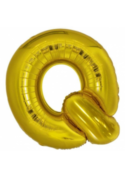 Balon foliowy litera Q złota 72x86cm