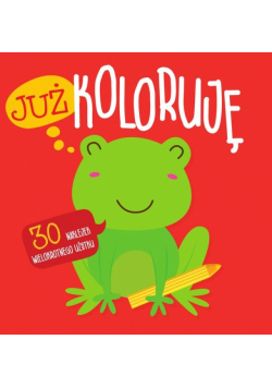 Już koloruję z naklejkami - Żabka