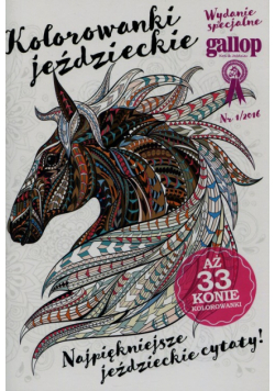 Gallop Kolorowanki jeździeckie