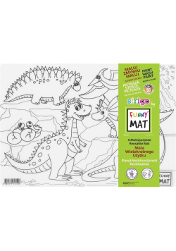 Mata transparentna Dinozaury Funny Mat STRIGO
