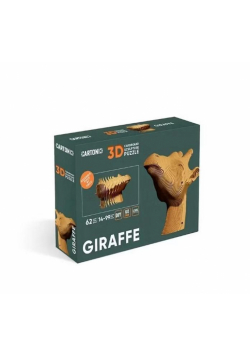 Puzzle 3D kartonowe - Żyrafa