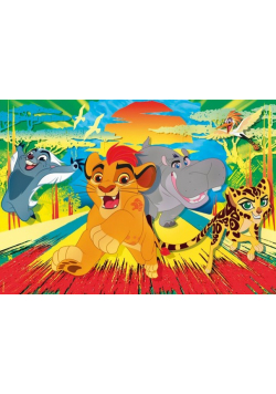 Puzzle SuperColor Maxi Lion Guard 24