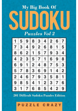 My Big Book Of Soduku Puzzles Vol 2