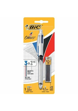 Długopis BIC 4 Colours z ołówkiem + grafit