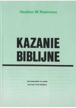 Kazanie biblijne