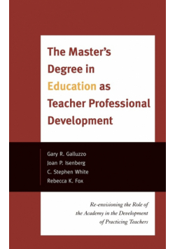 The Master's Degree in Education as Teacher Professional Development