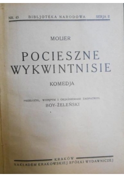 Pocieszne wykwintnisie,1926 r.