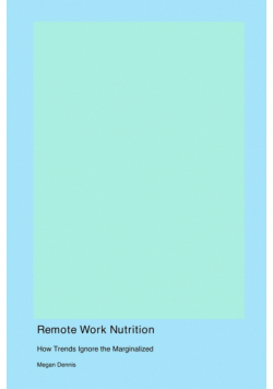 Remote Work Nutrition