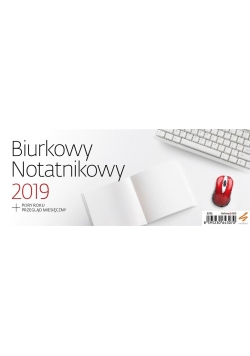 Kalendarz 2019 Biurkowy Notatnikowy HELMA
