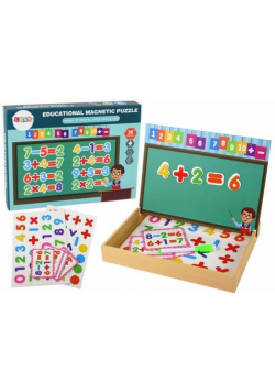 Puzzle magnetyczne z cyferkami