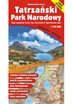 Mapa Tatrzański Park Narodowy wyd. foliowane wyd. 18