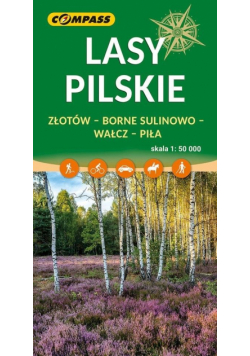 Mapa - Lasy Pilskie 1:50 000