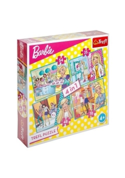 Puzzle 4w1 Kariera Barbie TREFL
