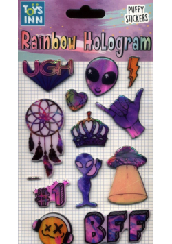 Rainbow Hologram Alien