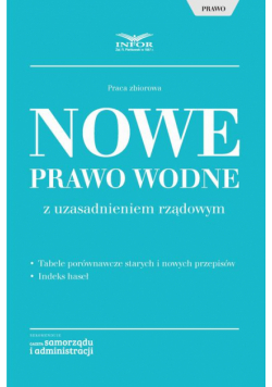 Nowe Prawo wodne z uzasadnieniem rządowym