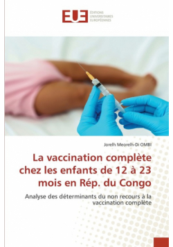 La vaccination complète chez les enfants de 12 à 23 mois en Rép. du Congo