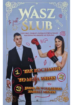 Karnet Ślub - Boks