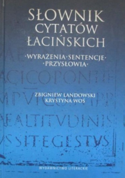 Słownik cytatów łacińskich