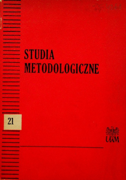 Studia metodologiczne 21