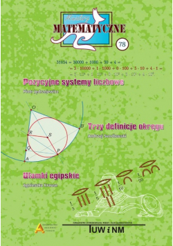 Miniatury matematyczne  Część 78