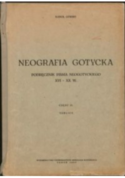Neografia gotycka cz II