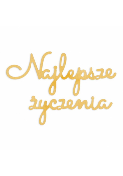 Wykrojnik - Najlepsze życzenia
