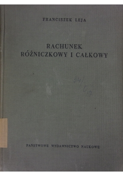 Rachunek różniczkowy i całkowy