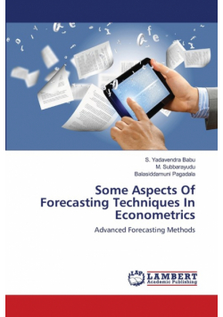 Some Aspects Of Forecasting Techniques In Econometrics