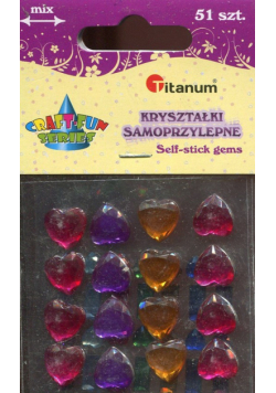 Kryształki samoprzylepne 51 sztuk
