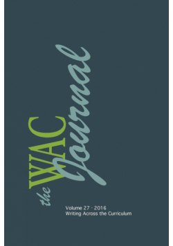 WAC Journal 27 (Fall 2016)