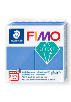 Masa termoutwardzalna Fimo 57g niebieski metal