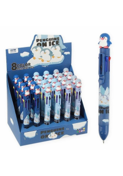 Długopis Penguins On Ice 8w1 (24szt)