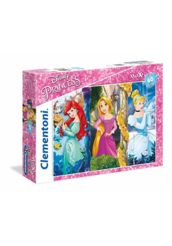 Puzzle Supercolor Maxi Księżniczki 60