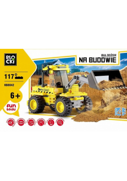 Klocki Blocki Na budowie Buldożer 117 elementów