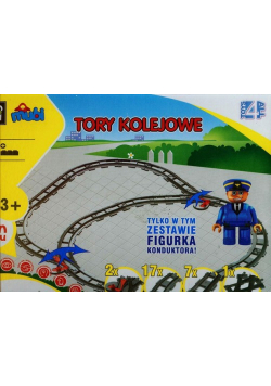Klocki MUBI Tory kolejowe 28 elementów