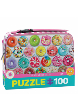 Puzzle 100 z lunch box  Delightful Donuts 9100-5825